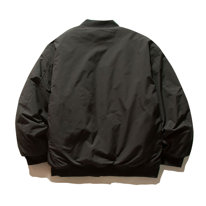 Men's Padded Bomber Jacket in MA-1 Style with Sleeve Utility Pocket Mune Fashion