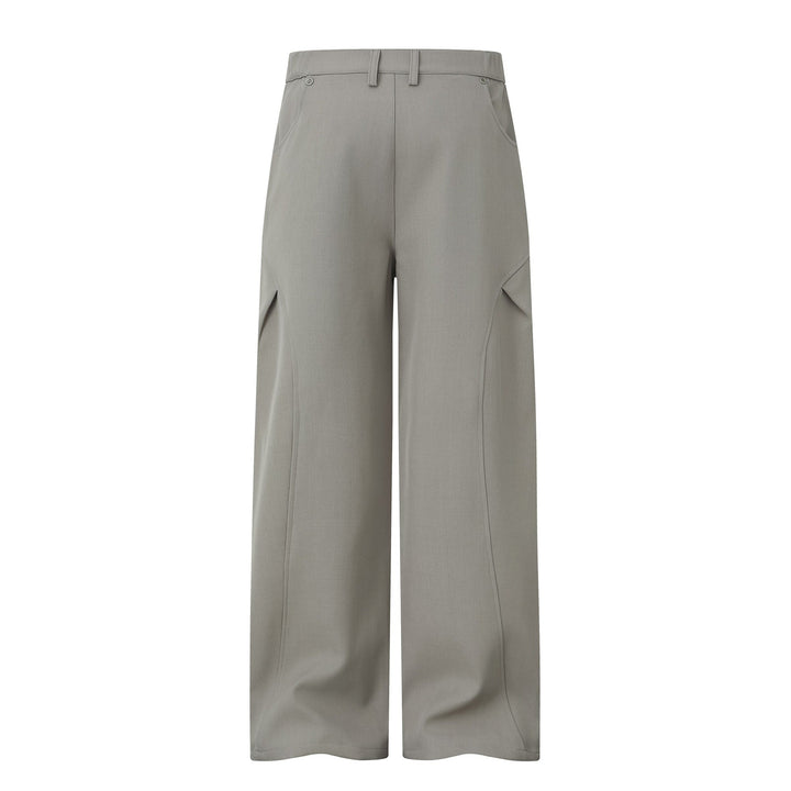 Women's Wide Pleated Trousers with High Waist and Wide Leg Mune Fashion