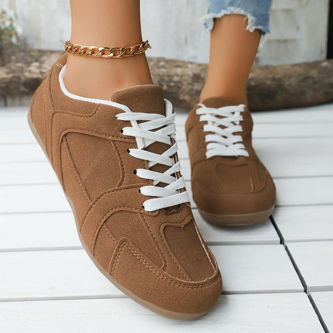 Women's Sporty Sneakers with Breathable Surface Structure Mune Fashion