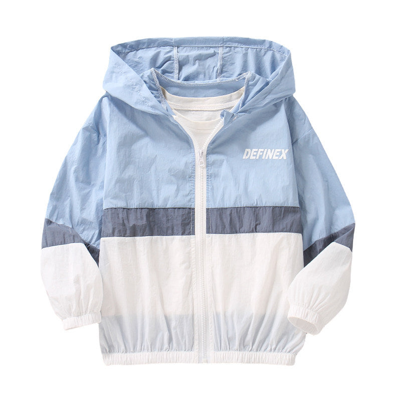 Unisex nan lightweight windproof hooded jacket with zipper and elastic cuffs Mune Fashion