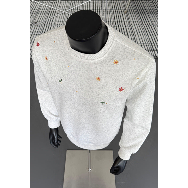 Women's Comfortable and Stylish Sweatshirt with Floral Design Mune Fashion
