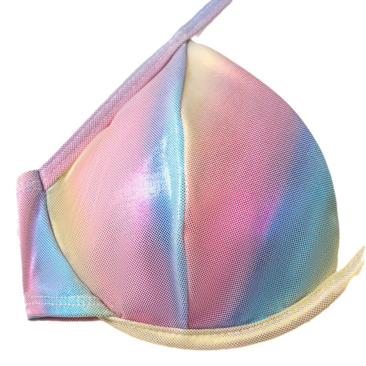 Women's Holographic Triangle Bikini Mune Fashion