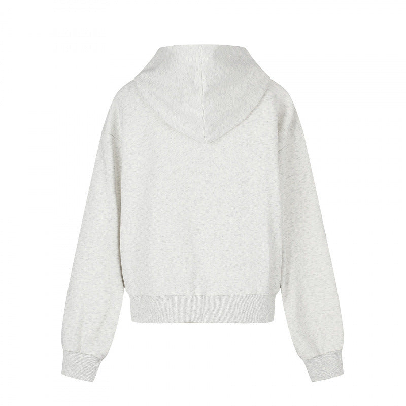 Unisex Lightweight Hooded Zip Jacket with Vintage Numbers Print and Kangaroo Pockets Mune Fashion