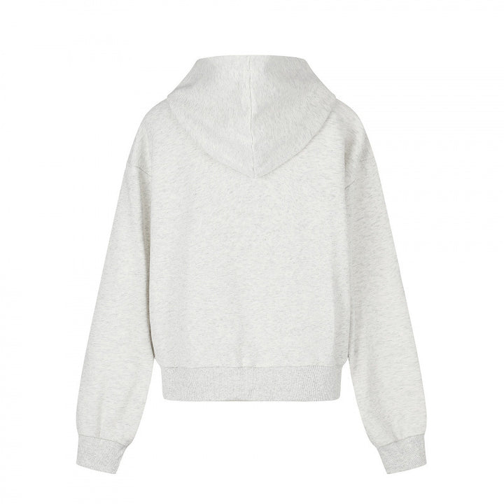 Unisex Lightweight Hooded Zip Jacket with Vintage Numbers Print and Kangaroo Pockets Mune Fashion