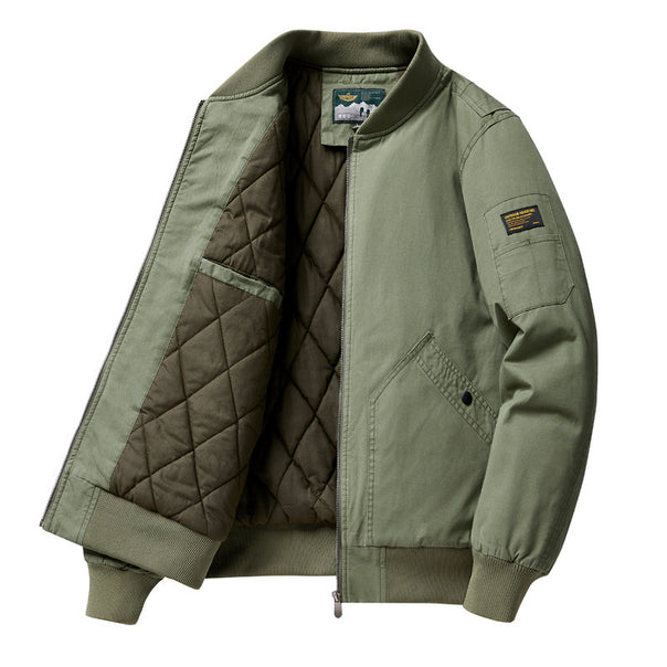 Men's Fashion bomber jacket with quilted details Mune Fashion