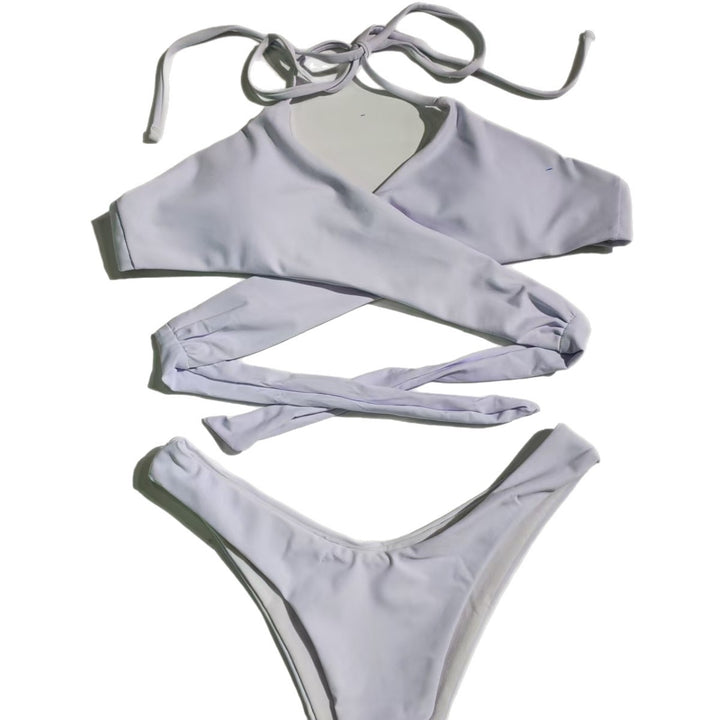 Women's bandeau bikini with asymmetric design and wrap top Mune Fashion