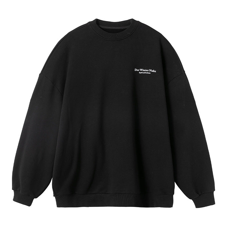 Unisex Oversize-Comfort-Sweatshirt with French Terry lining, minimal chest graphic and extended back Mune Fashion