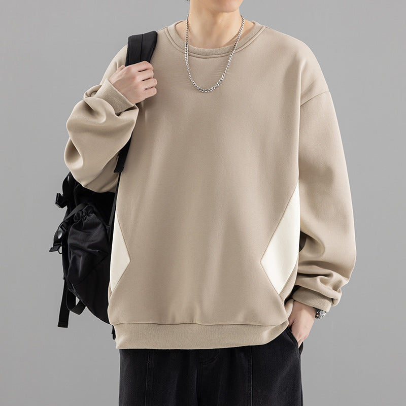Men's Oversized Sweatshirt with contrasting side pockets and soft fleece lining Mune Fashion