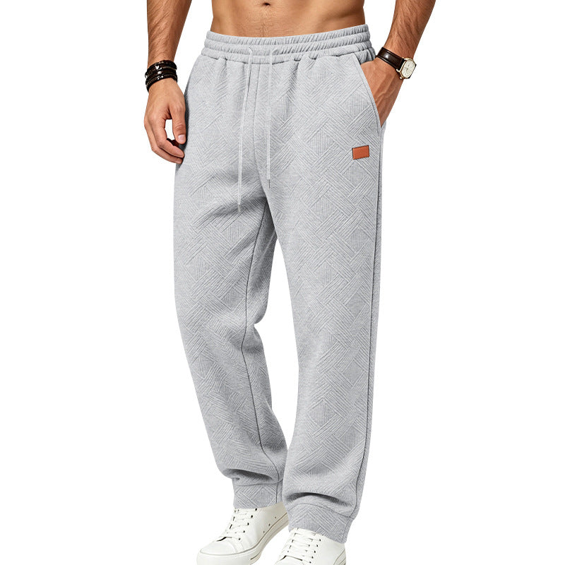 Men's Casual Structured Jogging Pants with Drawstring and Side Pockets Mune Fashion