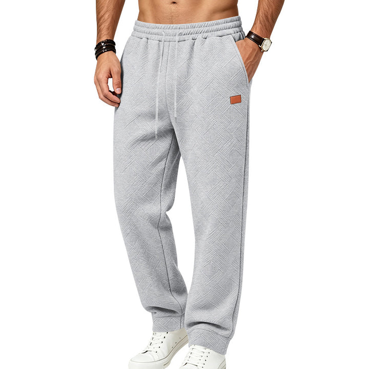 Men's Casual Structured Jogging Pants with Drawstring and Side Pockets Mune Fashion