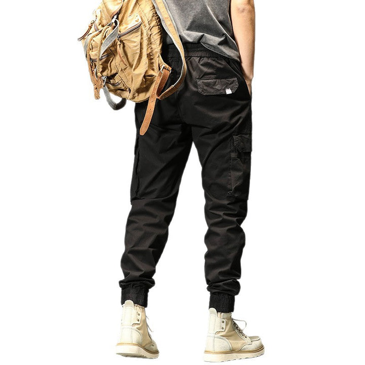 Men's tapered cargo pants in jogger style with elastic comfort waistband and generous pocket organization Mune Fashion