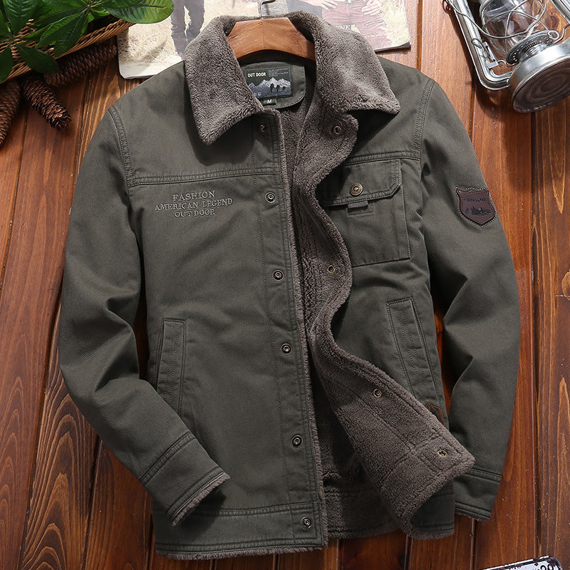 Men's Robust Outdoor Jacket with Fleece Lining Mune Fashion