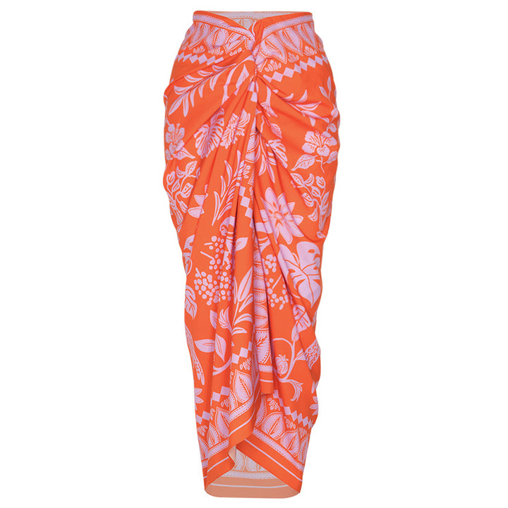 Women's swimsuit with elaborate floral appliqués Mune Fashion
