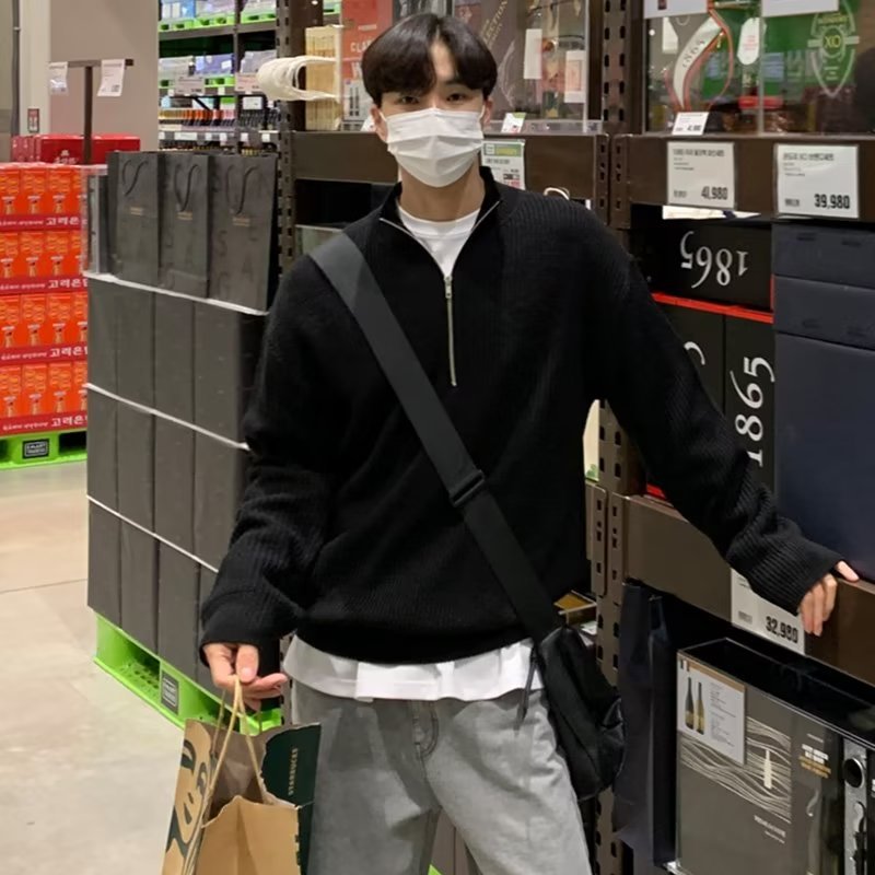 Men's Premium Zip Sweater Mune Fashion