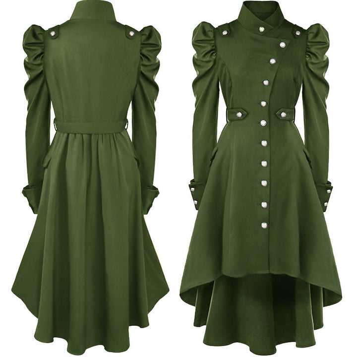Women's romantic maxi dress with off-the-shoulder neckline, puff sleeves, fitted bodice, and side ruching Mune Fashion