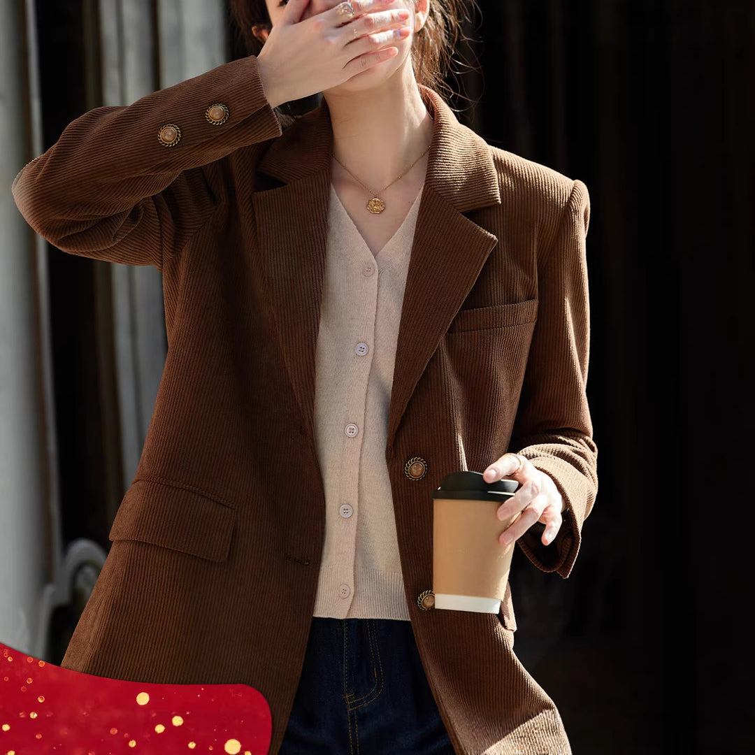 Women's stylish cord blazer Mune Fashion