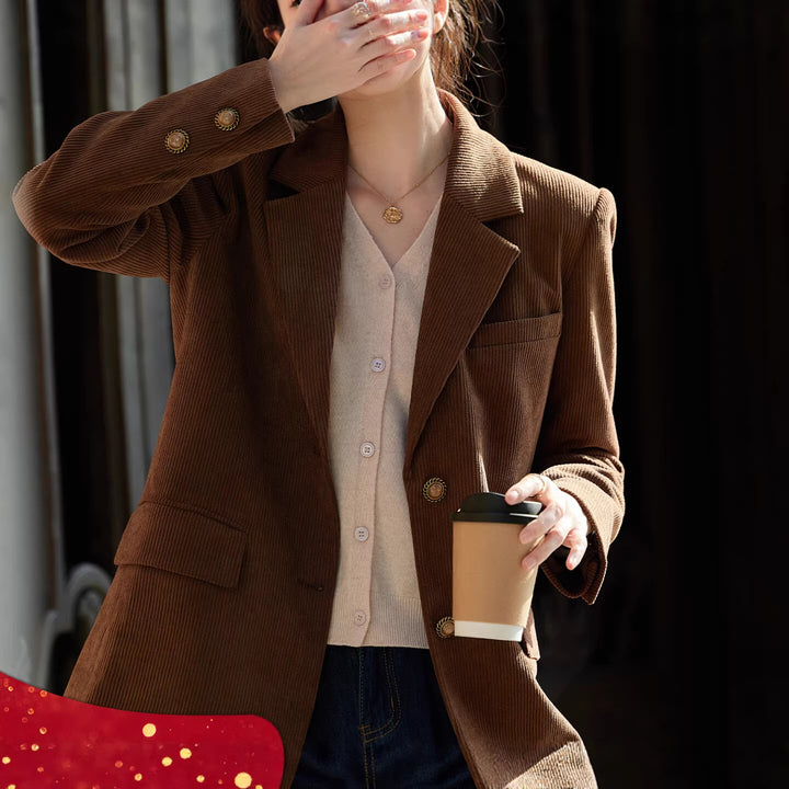 Women's stylish cord blazer Mune Fashion