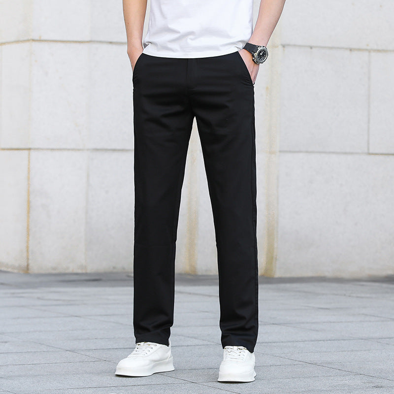 Men's Slim Stretch Chino Pants in Business Casual Look Mune Fashion