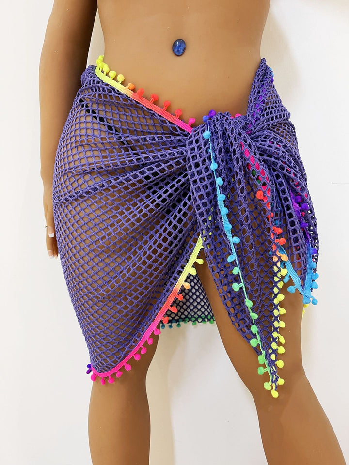Women's tulle skirt with colorful tassels Mune Fashion