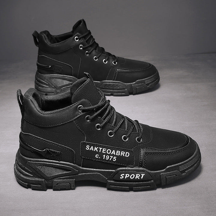 Women's High-Top Sports Sneakers with Durable Tread Sole and Hard-Wearing Upper Material Mune Fashion