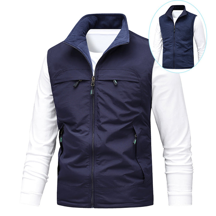 Men's Breathable Photographer Utility Vest with Mesh Lining and Multiple Pockets Mune Fashion