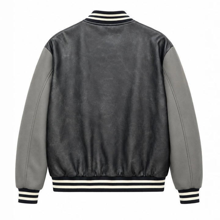 Men's Stylish Bomber Jacket with Embroidered Design Mune Fashion
