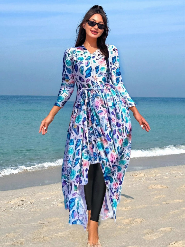 Women’s beach dress with asymmetrical cut Mune Fashion