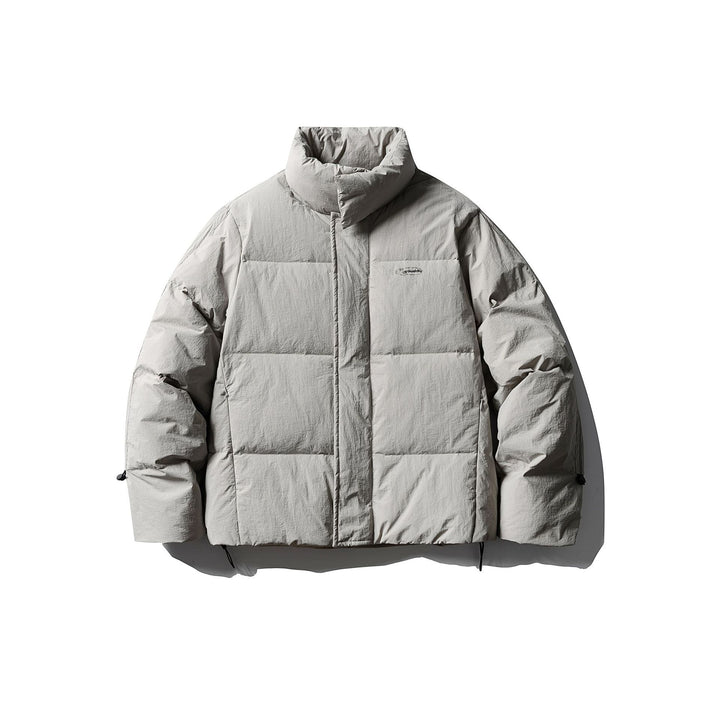 Men's Short Boxy Puffer with Padded Cushion Collar and Windproof Outer Shell Mune Fashion