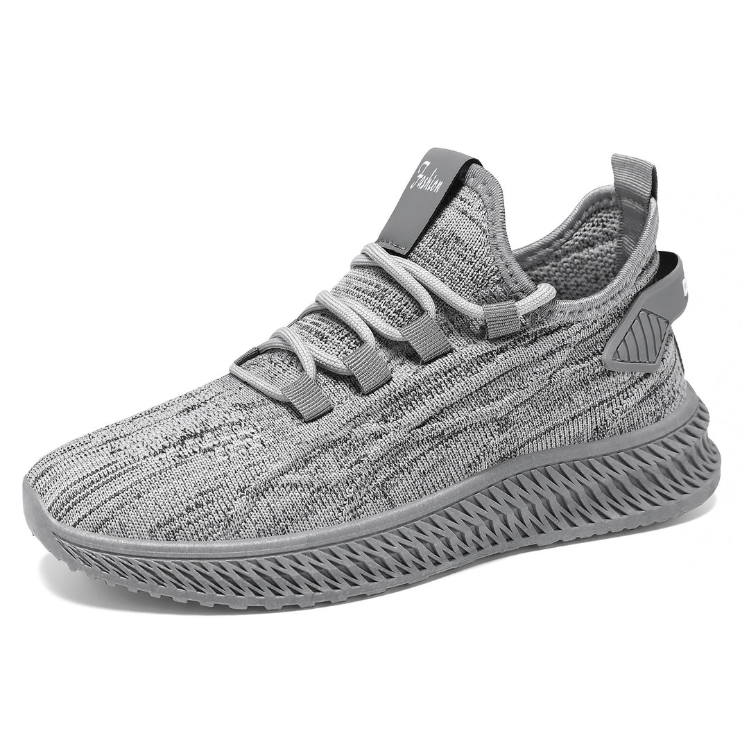 Men's knitted slip-on sneaker with elastic lacing, sock-like shaft, and profiled non-slip outsole Mune Fashion