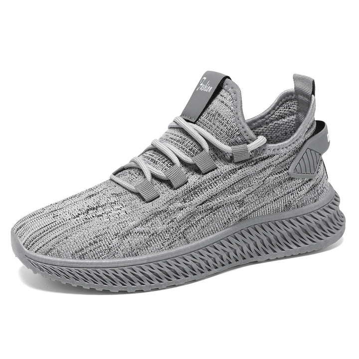 Men's knitted slip-on sneaker with elastic lacing, sock-like shaft, and profiled non-slip outsole Mune Fashion