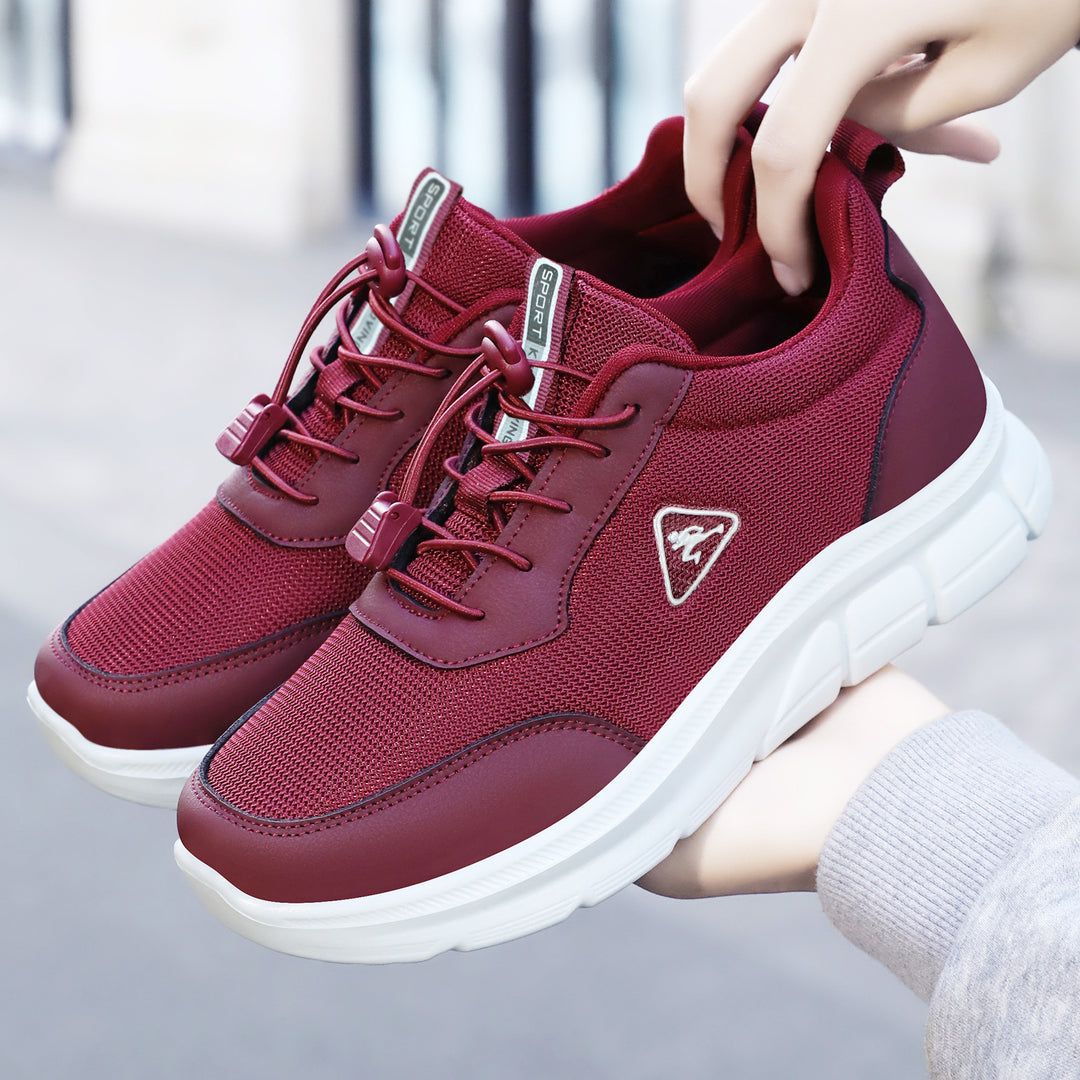 Men's robust chunky sneaker with breathable mesh, quick lacing cord, and shock-absorbing EVA platform sole Mune Fashion