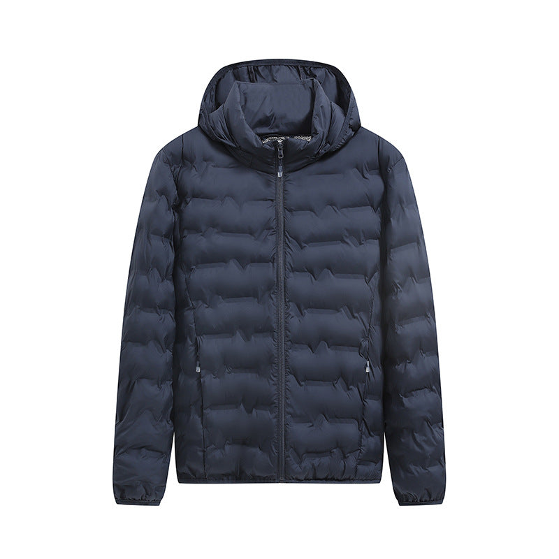 Men's Practical Quilted Jacket with Hood Mune Fashion