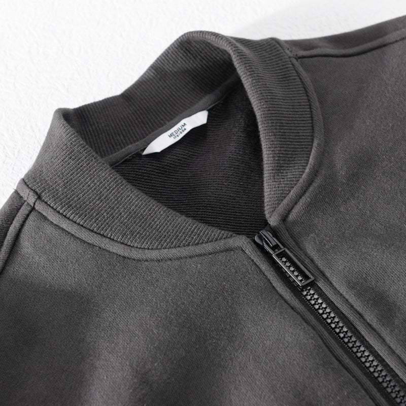Men's light bomber jacket with contrasting sleeve inserts Mune Fashion