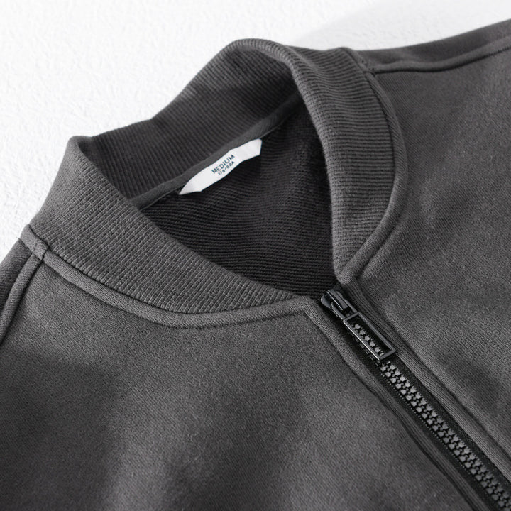 Men's light bomber jacket with contrasting sleeve inserts Mune Fashion