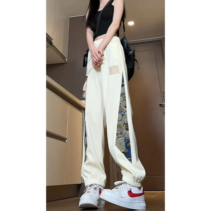 Women Fashionable Sports Pants with Unique Side Insert Mune Fashion