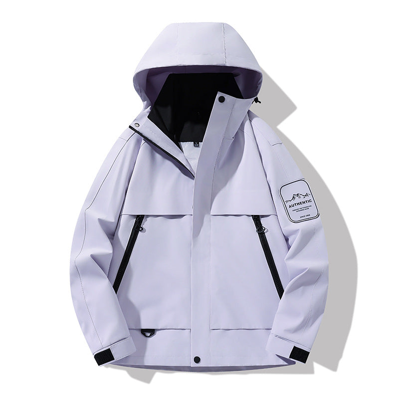 Men's multifunctional waterproof softshell rain jacket with removable fleece inner jacket Mune Fashion