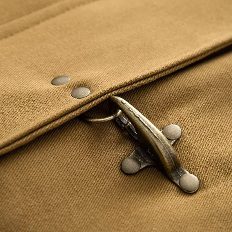 Women's oversized cape coat with corduroy collar, toggle closures, and large patch flap pockets Mune Fashion