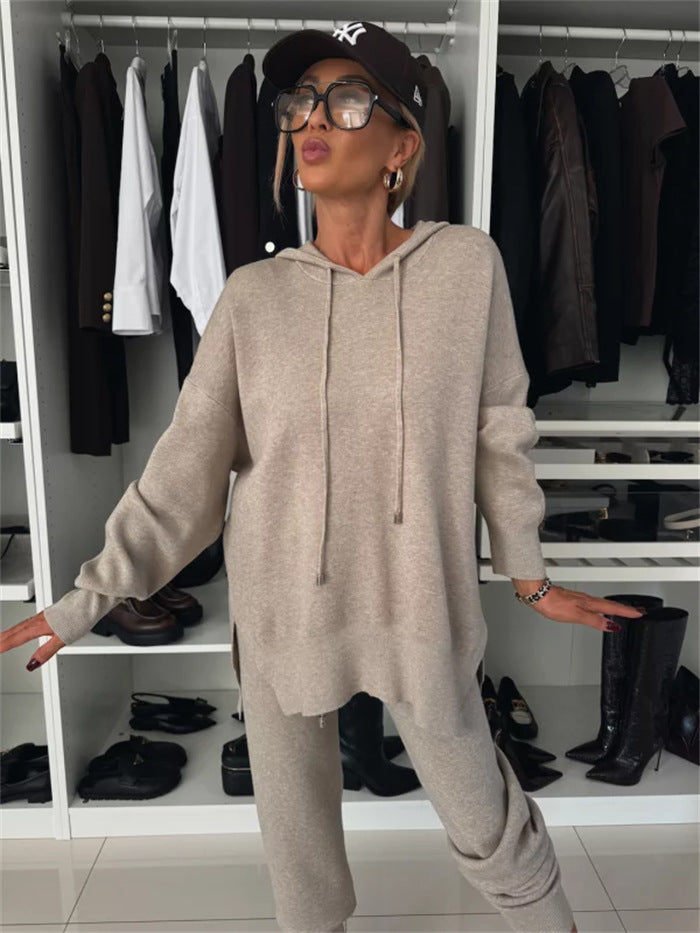 Women's oversized hoodie and tapered jogger lounge set Mune Fashion