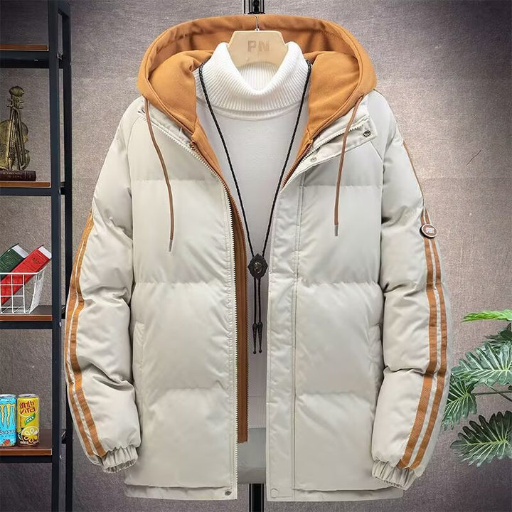Men's Urban Padded Jacket with Hood Mune Fashion