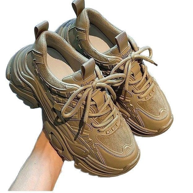 Women's Chunky Sneakers with breathable mesh upper and cushioned sole Mune Fashion