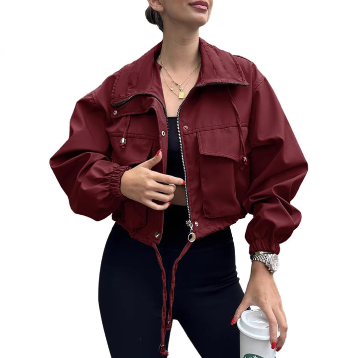 Women's fashionable and sporty short jacket