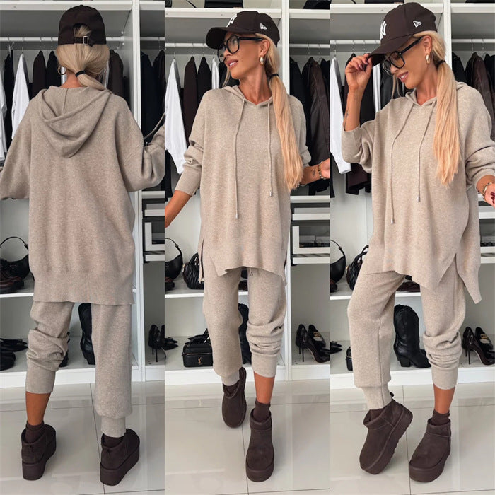 Women's oversized hoodie and tapered jogger lounge set Mune Fashion