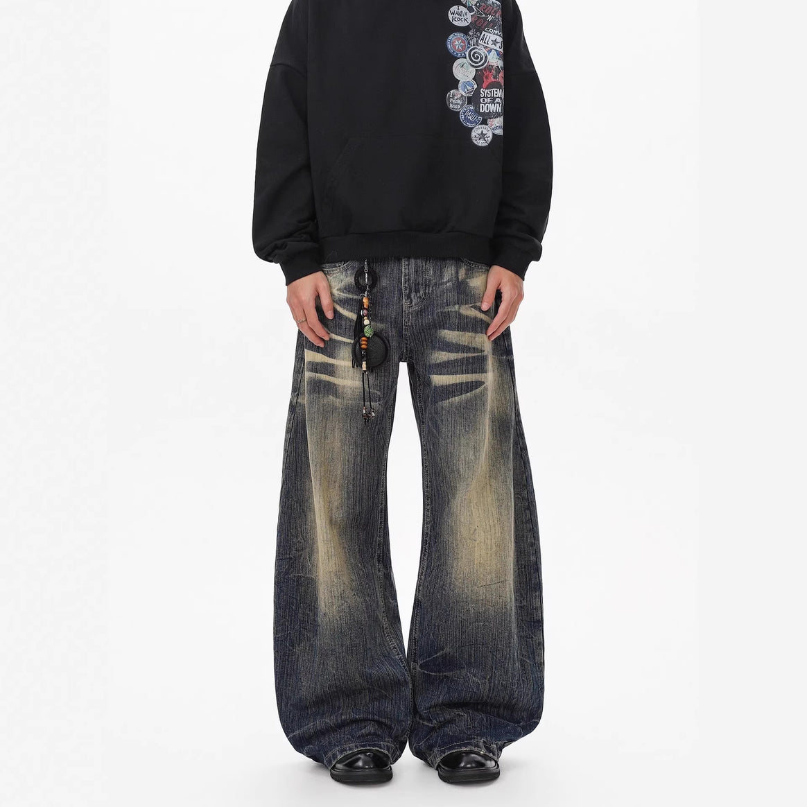 Men's Casual Ultra-Baggy Jeans Mune Fashion