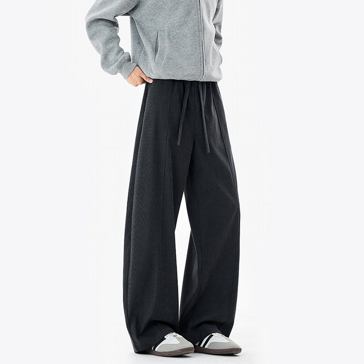 Men Wide-Cut Culotte Pants Mune Fashion
