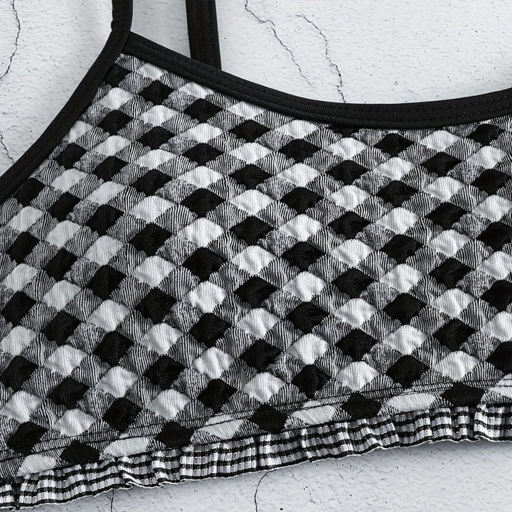 Women Casual Crop-Top Bikini Mune Fashion