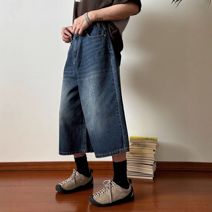 Women's Loose-Fitting Jeans Shorts Mune Fashion
