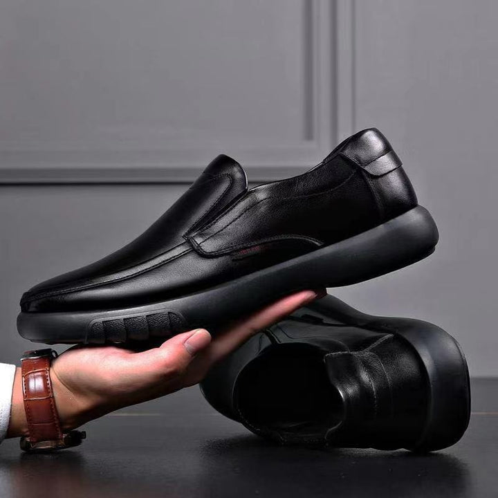 Men's Comfortable and Elegant Slip-On Leather Shoes Mune Fashion