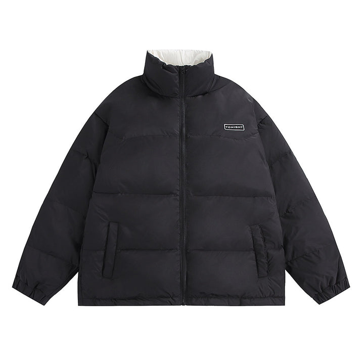 Unisex Boxy quilted oversized puffer jacket with high stand-up collar and minimal branding Mune Fashion