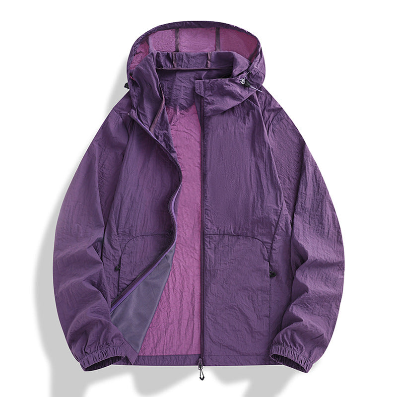 Men's Lightweight Outdoor Jacket with Adjustable Hood Mune Fashion