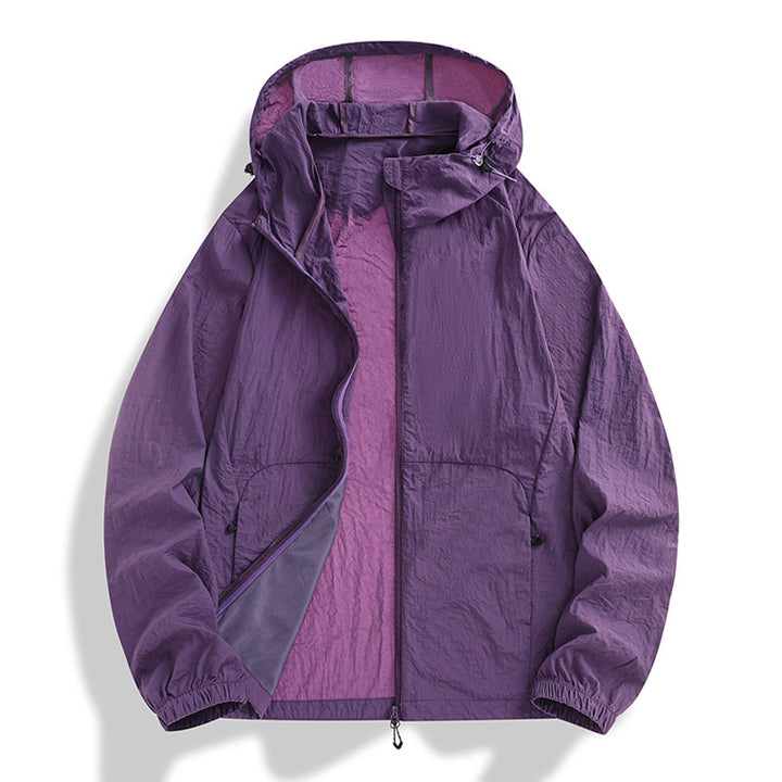 Men's Lightweight Outdoor Jacket with Adjustable Hood Mune Fashion